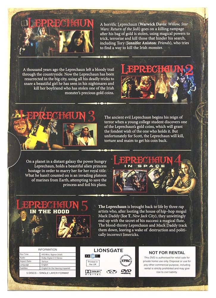(未使用･未開封品)Leprechaun: 8-Film Collection [DVD] Leprechaun: 8-Film Collection (DVD) 31398308591| eBay